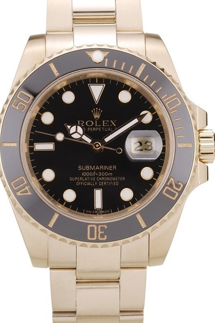 Good copy rolex watches Ceramic Rolex 98231 Submariner Dial Black Bezel Black 0727